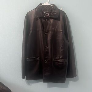 Emporio Collezione leather jacket